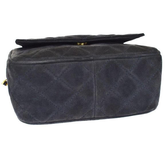 CHANEL CC Tassel Mini Matelasse Chain Shoulder Bag Suede Leather BE GHW 678RJ278 - Picture 12 of 12